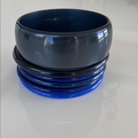 27x vintage plastic rainbow bracelets from 80s & 90s - Picture 4 of 11